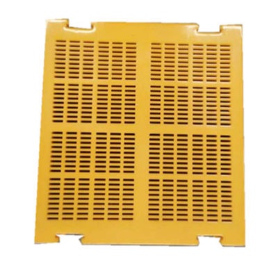 Durable Polyurethane Dewatering Screen Panel with 0.1mm Slot Opening, Steel Frame Reinforced, and 305x305mm Size