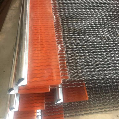 Self cleaning polyurethane and steel wire screen with corrosion resistance, high durability, and self-cleaning effect for mining and quarry