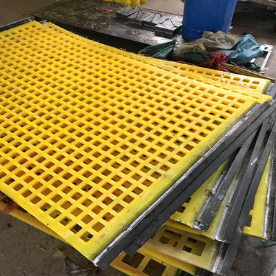 Square Polyurethane Screen Panel with Hooks for Wear Resistance in Mining and Quarry Applications