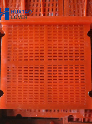 30mm Thickness 305x305mm Steel Frame Polyurethane Screen Panel for Dewatering