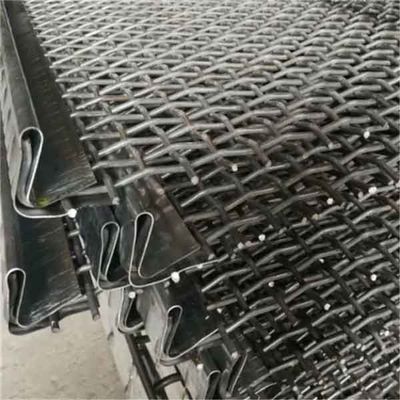 Steel Woven Vibrating Screen Mesh with 1mm - 100mm Mesh Size for High Tensile Strength and Abrasion Resistance