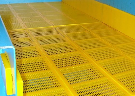Fine Modular Polyurethane Vibrating Screen Mesh 610x610mm with High Screening Efficiency