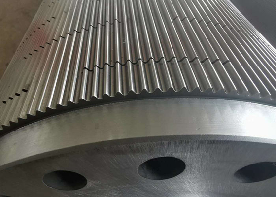 A/C/B/E/F Flute Type rouleau ondulé chromé pour machine ondulée