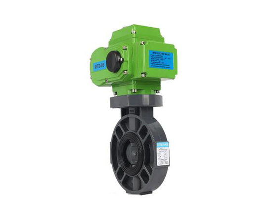 Vanne papillon électrique à siège en acier au carbone 1.0mpa