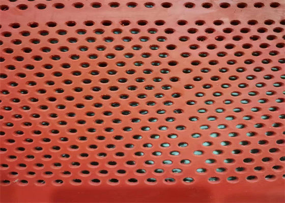 Panneau d'écran en caoutchouc de 1 m de large avec installation de crochet et ouverture personnalisable pour les applications minières