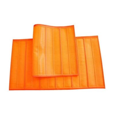 Tamis fin PU haute fréquence avec ouverture de 0,1 mm, surface ouverte de 35 % pour machines vibrantes 1040x700mm