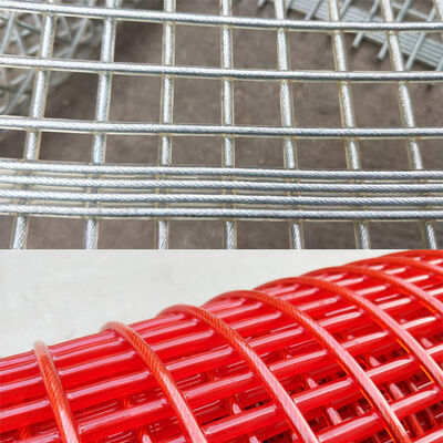 Écran Tufflex de 3 mm carré, couleur rouge, enduit de PU, avec une haute résistance à l'usure pour le déshydratage minier