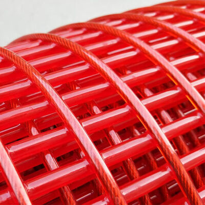 Écran de déshydratation tufflex haute tension de 5 mm de largeur de fente avec une résistance à l'usure élevée pour l'industrie de l'agrégat