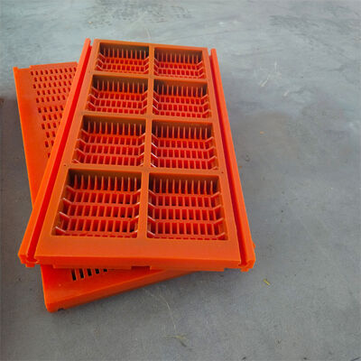 Écran de vibration linéaire industriel à haute résistance à l'usure Machine de tamisage au polyuréthane pour ouvertures de fente de 0,1 mm et installation modulaire