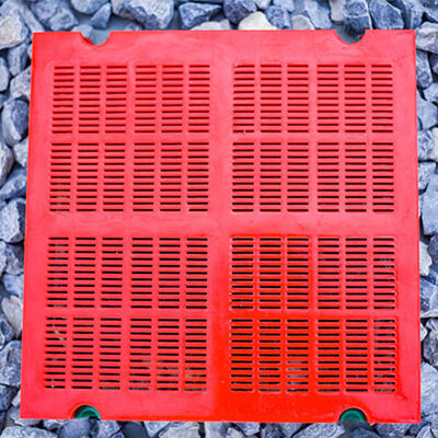 Nouveau écran d'exploitation minière de charbon à haute élasticité Mesh Polyuréthane Pu écran linéaire de type vibrant avec garantie de 6 mois