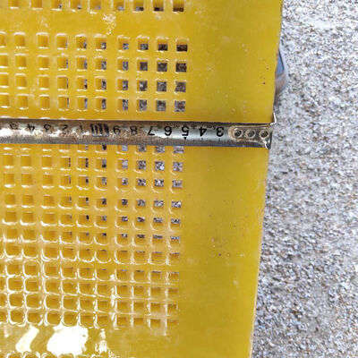Tapis d'écran en polyuréthane de 40 mm d'épaisseur avec un diamètre de fil de 1,5 mm pour une résistance à l'usure élevée dans les mines