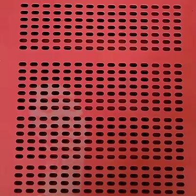 Panneau d'écran en caoutchouc anti-obstruction de 1 m avec trous ronds de 4 mm et une durée de vie 5 fois plus longue pour une installation facile avec un crochet