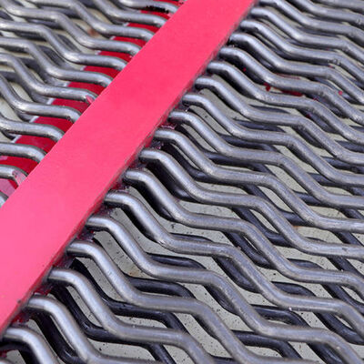 Réseau de fil d'acier auto-nettoyant anti-embouteillage pour le dépistage en douceur des mines de charbon