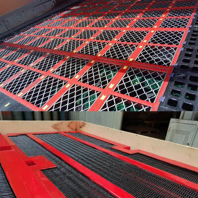 Faisceau de fil de caoutchouc poly ondulateur auto-nettoyage à haute résistance avec anti-embouteillage et résistant à l'usure pour le tamisage primaire