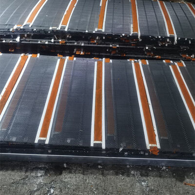 Maillage en acier inoxydable auto-nettoyant avec une ouverture de 1 mm à 65 mm pour les applications minières à haut débit