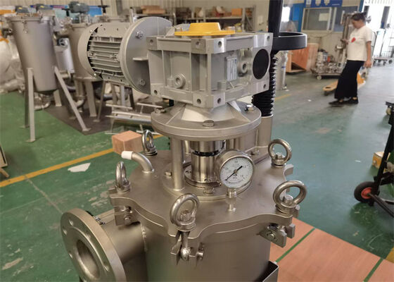 Boîtier de filtre autonettoyant à racloir pour filtration de liquide d'œuf