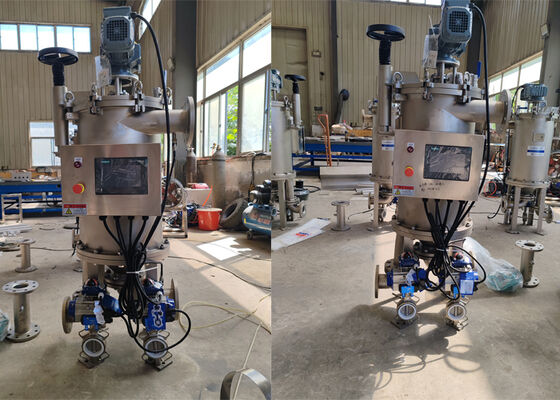 Filtre autonettoyant à grattoir extérieur pour la filtration de liquides très visqueux