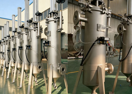 Filtre autonettoyant automatique en acier inoxydable pour produits visqueux