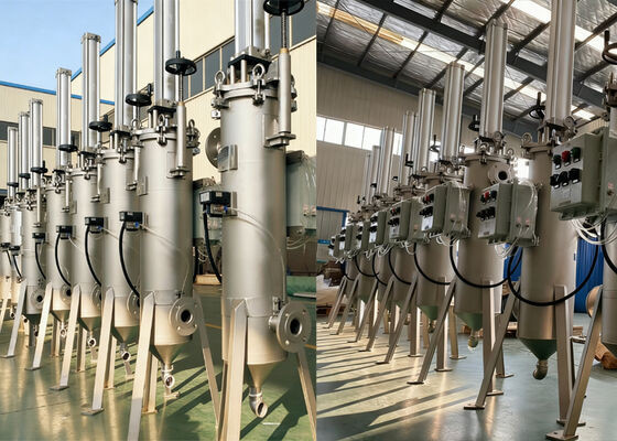 Boîtier de filtre autonettoyant automatique à raclage pneumatique