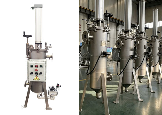 Filtre autonettoyant automatique de type grattoir pneumatique pour l'industrie chimique