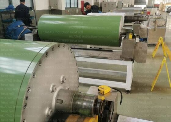 Rouleau chauffant par induction Teflok à faible consommation d'énergie avec contrôle de la température de surface à moins de 0,5 degrés Celsius