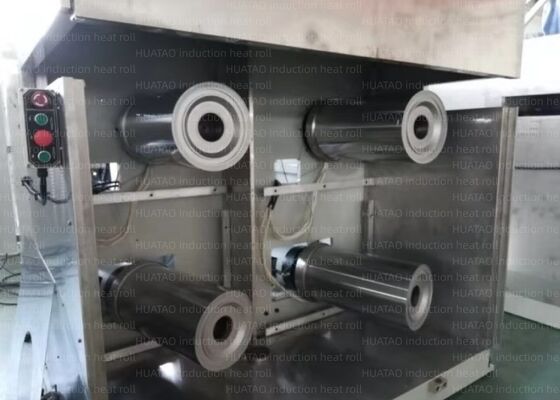 Excellente résistance thermique finition miroir rouleau chauffant par induction rouleau Godet revêtement en céramique