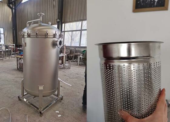 Boîtier de filtre à liquide SS304/316 et boîtier de filtre multi-sacs pour la filtration du vin