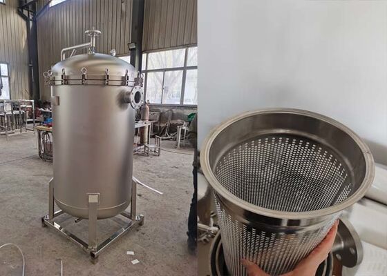 Filtre à manches ouvert rapide industriel de filtration de haute précision