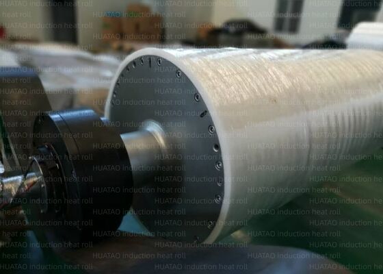 Plaquage au chrome dur Teflok Spray céramique ou carbure de tungstène électromagnétique à induction rouleau de chauffage alliage d'acier et d'acier