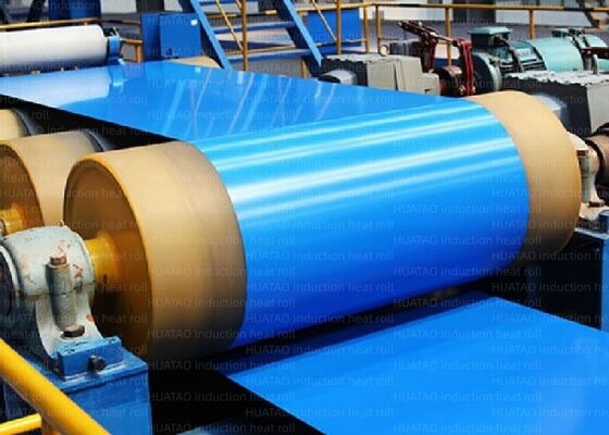 Placage au chrome dur Teflok Spray céramique ou carbure de tungstène rouleau chauffant électromagnétique différence de température de surface dans 1c rouleau chauffant par induction
