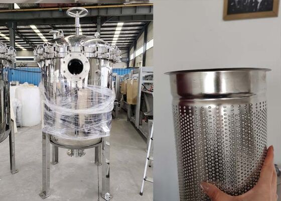 Filtre de solides solubles logeant le filtre à manches multi de 5 microns pour la filtration de peinture de revêtement