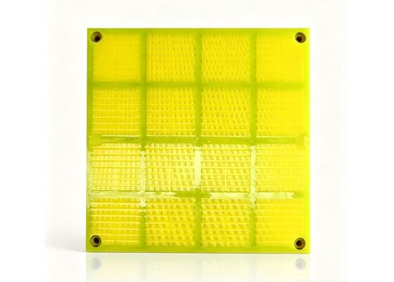 Plaque de tamisage flexible en polyuréthane pour un criblage vibrant efficace des minerais fins