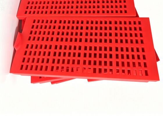 Plaque d'écran en fil d'acier revêtu de polyuréthane pour une dimensionnement fiable des charges lourdes