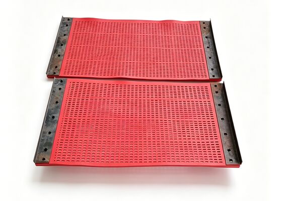 Réseau de déshydratation en polyuréthane résistant à l'abrasion pour les systèmes de séparation de minerai minier