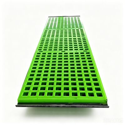 Réseau d'écran en polyuréthane à ouverture fine pour usine de récupération de sable de verre