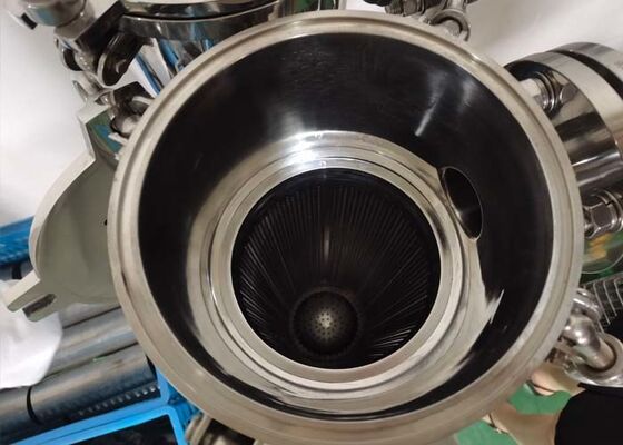 Filtre à manches unique en acier inoxydable industriel pour l'eau de mer