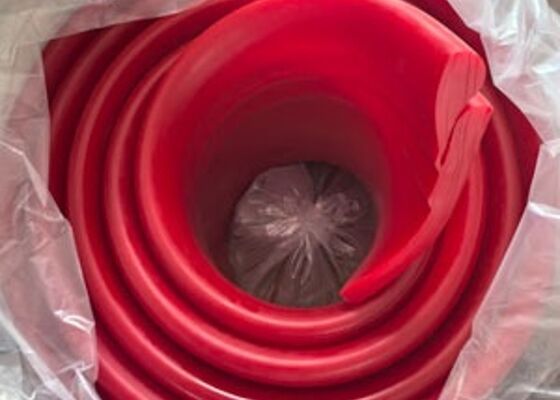 Ceinture de convoyeur Polyuréthane planche à jupons Matériau bleu PU Longue durée de vie
