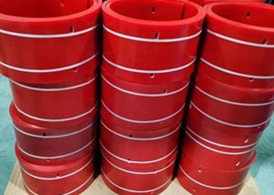 Convoyeur de polyuréthane bordant le confinement de la poussière résistant de convoyeur de carrière de petit pain