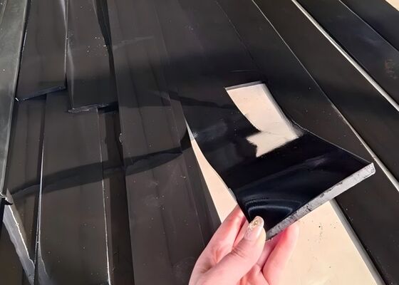 Plaque de drap en uréthane haute résistance à la déchirure bande de suppression de poussière de convoyeur minier