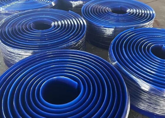 Ceinture en polyuréthane, épaisseur 16 mm, couleur rouge, bande de scellement