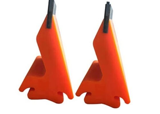 Utilisation résistante de manipulation de matériaux en vrac de lame orange de grattoir d'unité centrale de bande transporteuse