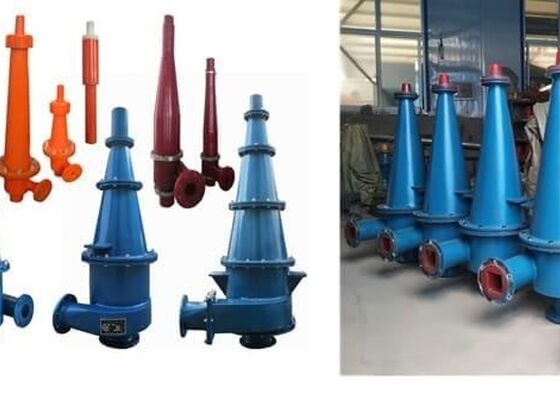 Séparateur hydrocylonique résistant à l'usure pour l'exploitation minière avec séparation centrifuge et capacité de 40 à 100 m3/h