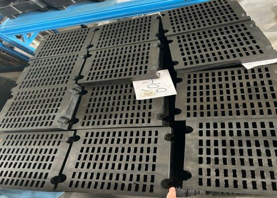 Plate-forme de criblage en caoutchouc pour équipement minier avec durée de vie prolongée