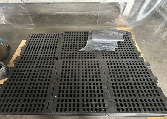 Panneau d'écran en caoutchouc modulaire remplaçable pour le dépistage des carrières