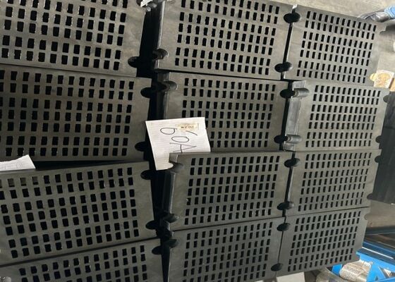 Maille de tamis en caoutchouc de qualité supérieure pour les systèmes de criblage haute capacité