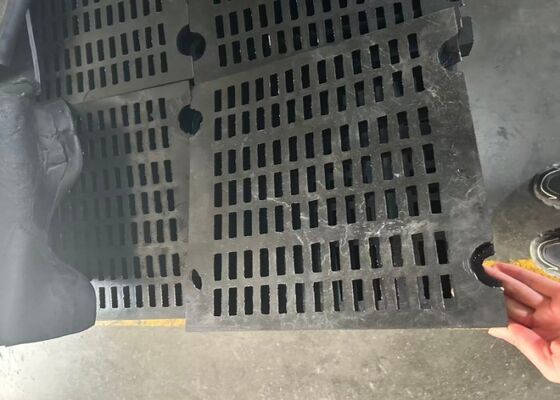 Deck de dépistage de caoutchouc à haut rendement pour la valorisation du minerai