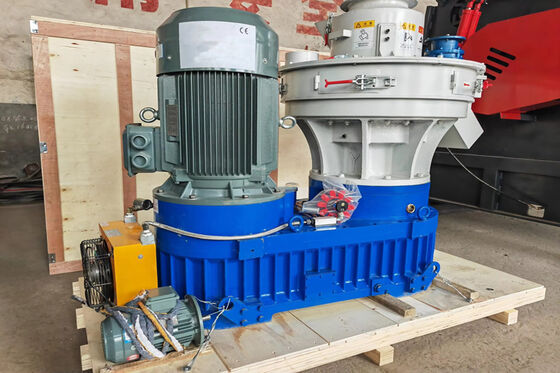 Presse hydraulique de 25 tonnes pour la valorisation énergétique des déchets de biomasse