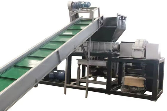 Déchiqueteuse à double moteur de 60 kW pour le recyclage des déchets d'aluminium