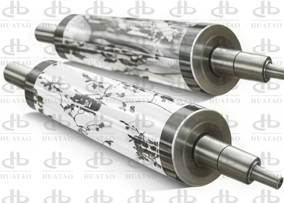 Rouleau résistant à l'usure de chauffage par induction de Chrome dur pour l'anti contrefaçon de film d'emballage et de laser