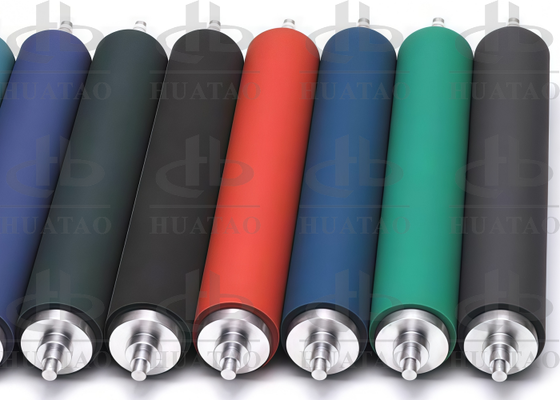 Rouleau chauffant par induction à revêtement antiadhésif en téflon pour la synthèse PI et la feuille plaquée d'aluminium et de fer